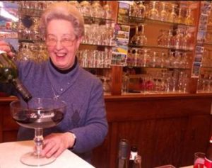 A large Glass of Red by Tony Annis