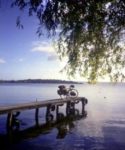 Picture by Tony Annis : bike on a pier