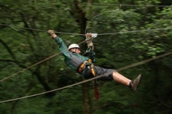 Picture (Myrna & Gene Ginder): Gene in action!