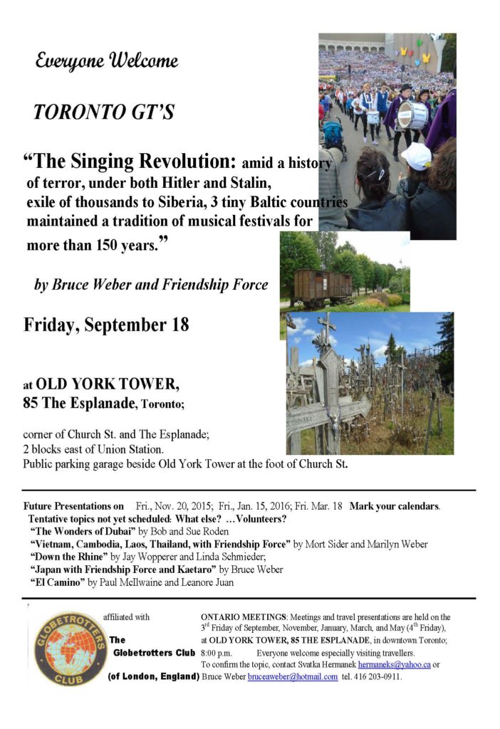 Toronto G.T.'s 20150918Latvia 1