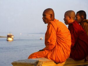 John Pilkington talking on "Up the Mekong to Tibet"