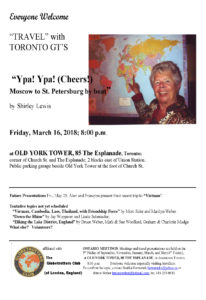 Toronto G.T.'s 20180316 Russia1