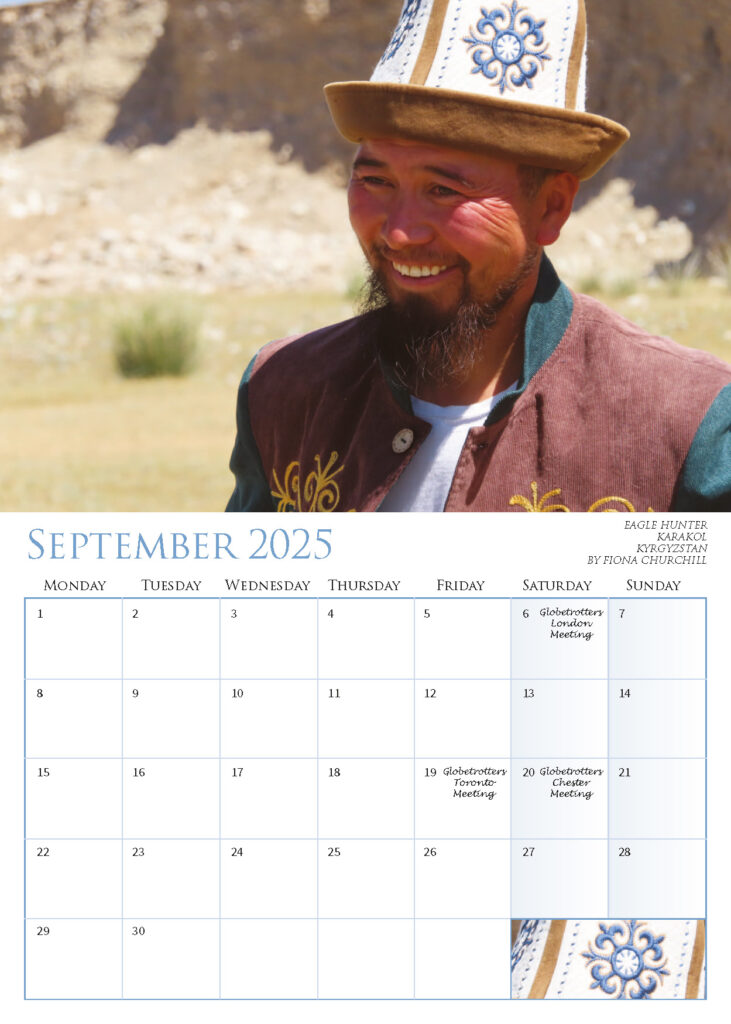 September 2025 – Eagle Hunter, Karakol, Kyrgyzstan, by Fiona Churchill.