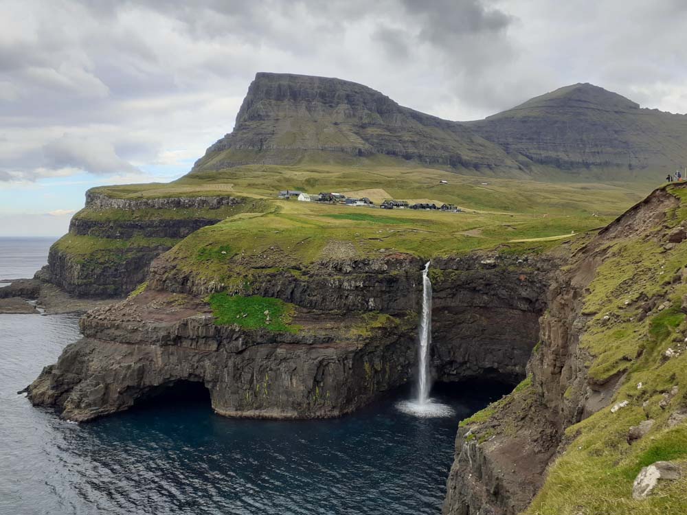 September 2026 Gásadalur Village And Múlafossur Waterfall Vágar, Faroe Islands By Susan Mew